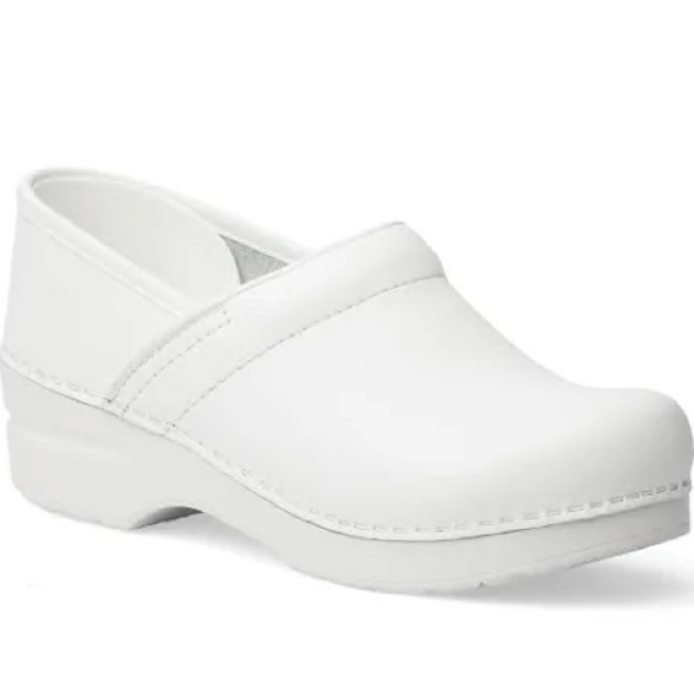 Dansko Classic White Women's Clogs, Size 39 EUC
